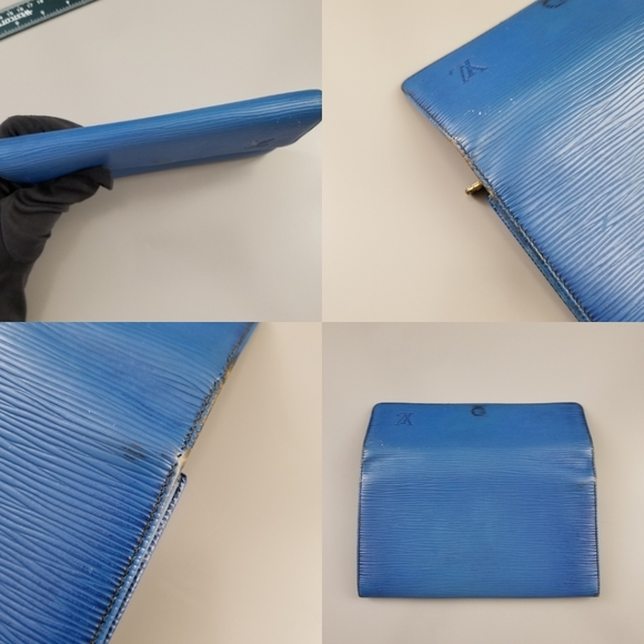 LOUIS VUITTON Vintage Epi Leather Portefeuille Sarah Wallet/Spain - Picture 10 of 16